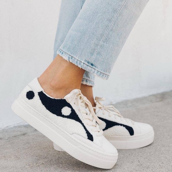 Soludos Women's Soludos Yin-Yang Sneakers Size 7.5 - Picture 1 of 10
